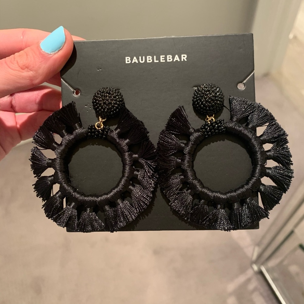 Bauble Bar Black Earrings